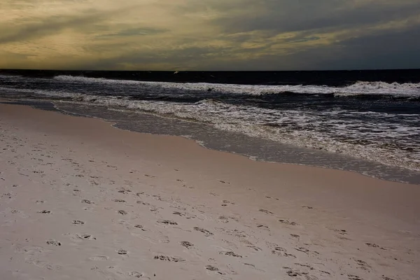 Wieczorne Niebo Nad Zatoką Meksykańską Destin Beach Destin Floryda — Zdjęcie stockowe