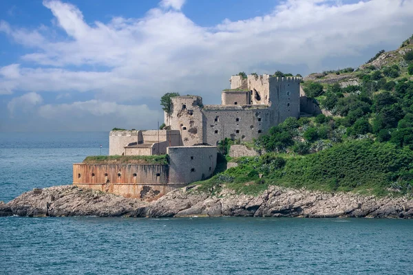 Old Ruin Castle Fortress Land Tip Mediterranean Sea — Stock Photo, Image