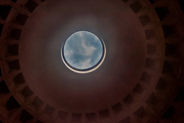 Oculus Centre Dome Pantheon Metre Diameter Hole Ceiling — 图库照片