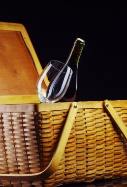 Siyah Cam şarap şişe