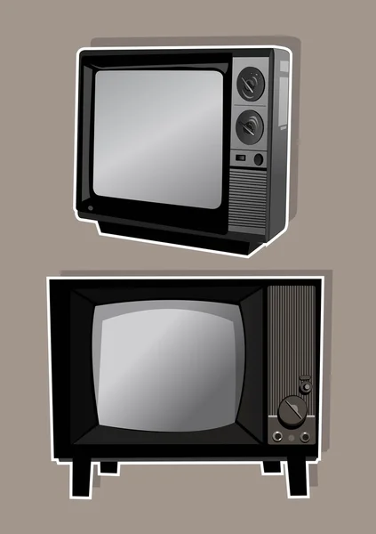 Télévision antique — Image vectorielle