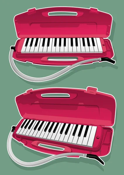 Φουσκωτά τύπου πιάνο — Διανυσματικό Αρχείο