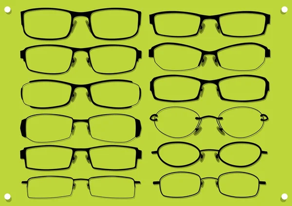 Tipos de gafas 2 — Archivo Imágenes Vectoriales