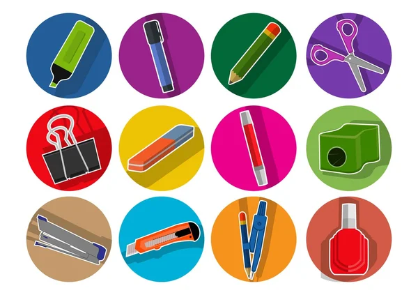 Stationery icon — Stock Vector