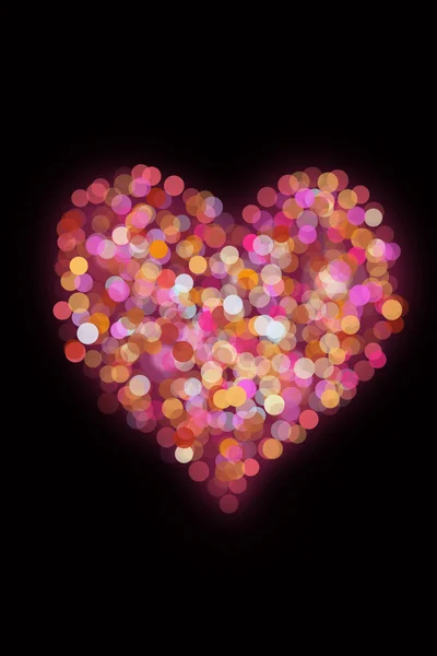 Colorfull hjärta Stockfoto