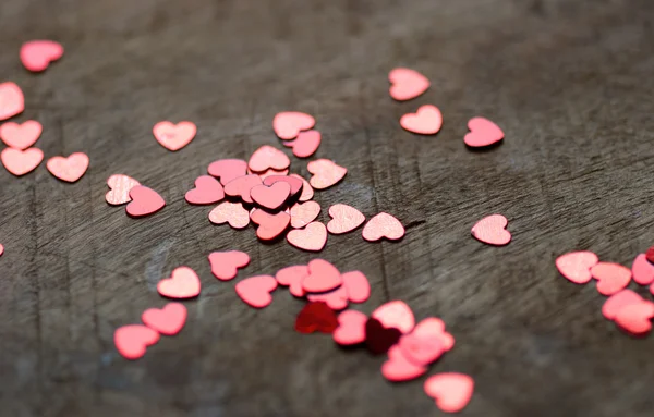 Glitter hjärtan — Stockfoto