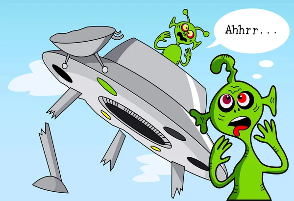 Uzaylılar hakkında komik komik hikaye.