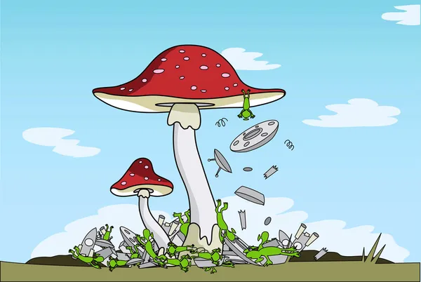 Uzaylılar hakkında komik komik hikaye.