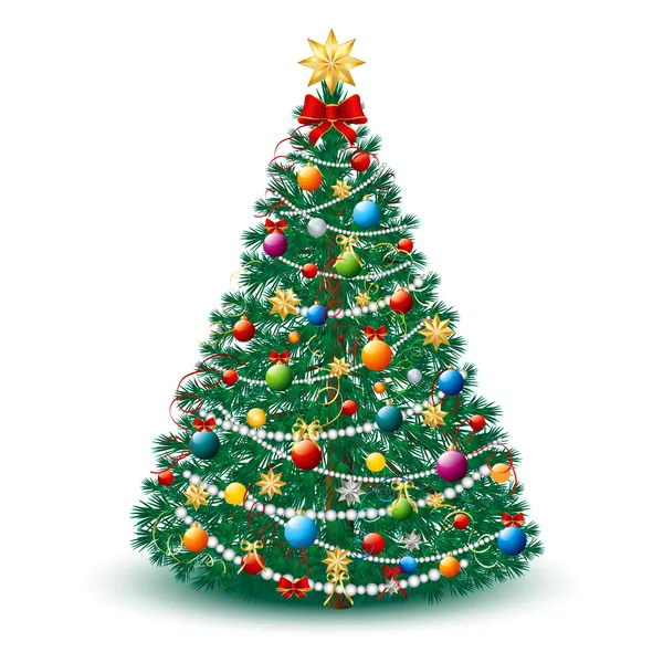 Beautiful Christmas Tree EPS 10 — Stock Illustration Beautiful Christmas Tree EPS 10 Vector Graphics