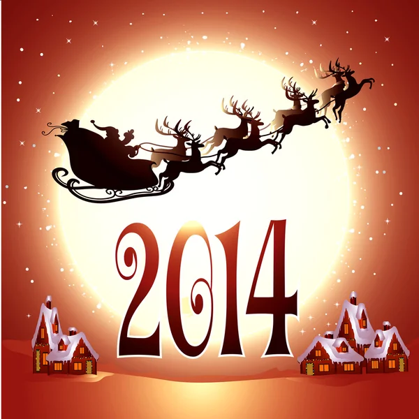 Yeni yıl arka plan çizimi