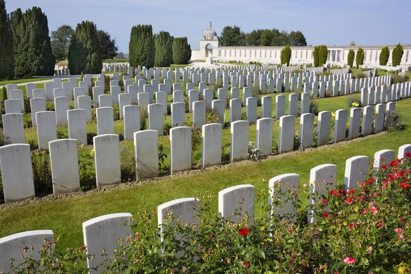 Tyne Cot hřbitov — Stock fotografie