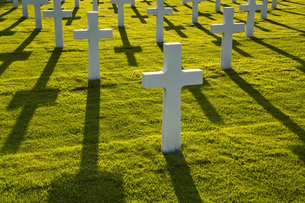 Amerikaanse soldaten oorlogsgraven Rechtenvrije Stockfoto's