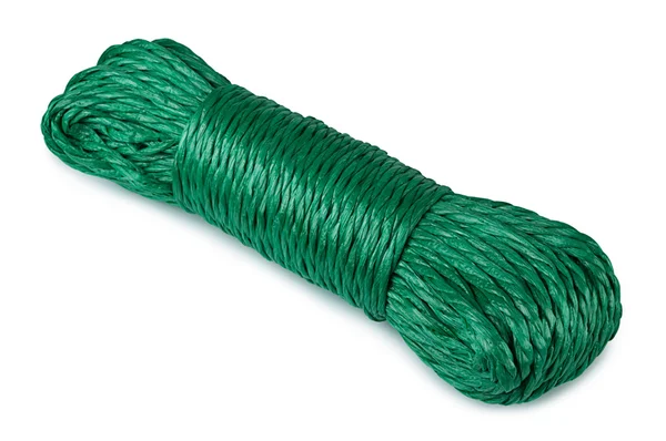 緑のロープのハンク — ストック写真