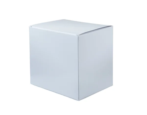 Caja blanca — Foto de Stock