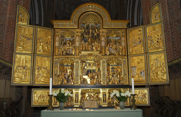 O altar da Catedral de Roskilde — Fotografia de Stock