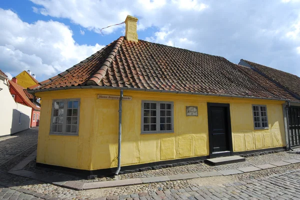 Hans Christian Andersen House en Odense, Dinamarca — Foto de Stock