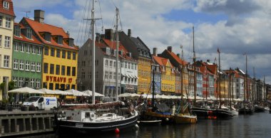 renkli nyhavn waterfront Kopenhag