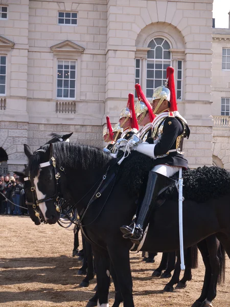 Кавалерия на параде конной гвардии — стоковое фото