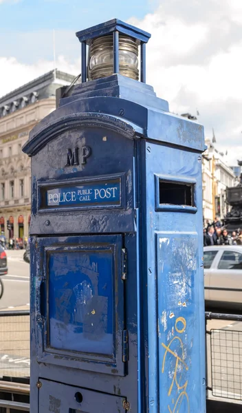 Politie oproep post — Stockfoto