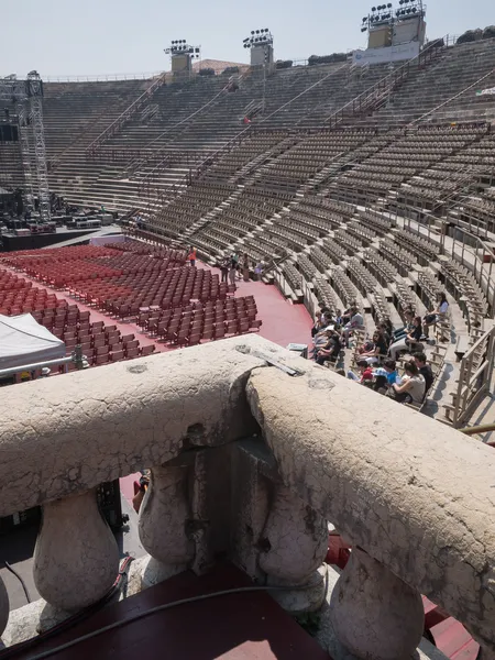 Inside the arena di Verona — Stock Photo, Image