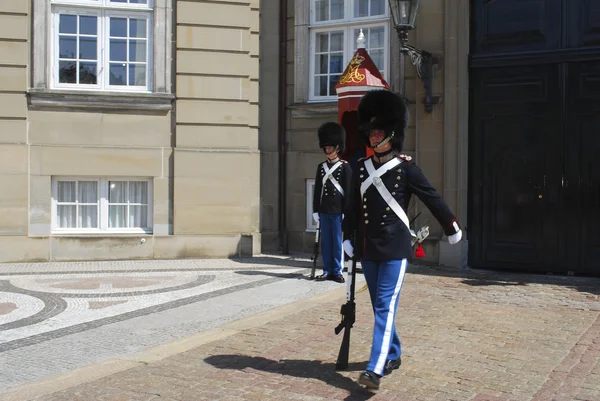 Королевская гвардия Дании — стоковое фото