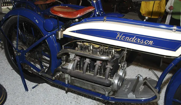 Vintage Henderson motorbike — Stock Photo, Image