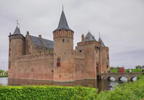 Muiderslot hrad v Nizozemsku — Stock fotografie