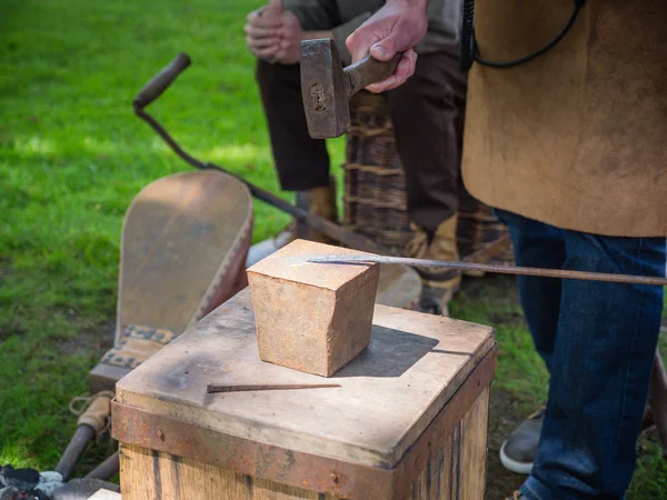 Blacksmith at work — Stock Photo, Image