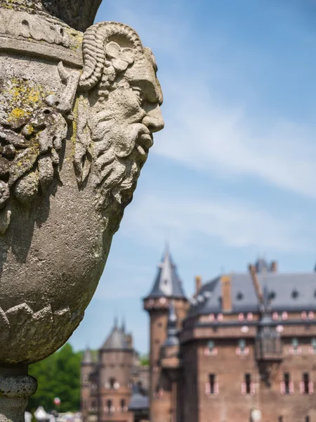 Dekorasjon på Castle De Haar, Nederland – stockfoto