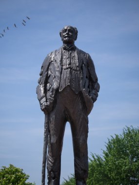 Statue of engineer Cornelis Lely clipart