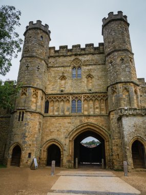 Gates at Battle Abbey at Hastings clipart