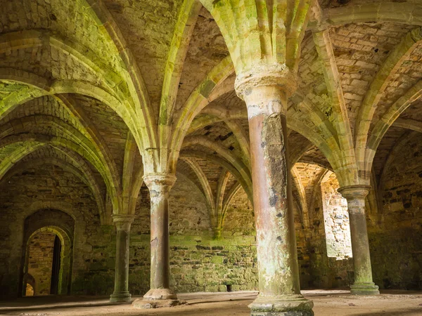 Arches à l'abbaye de Bataille à Hastings — Photo