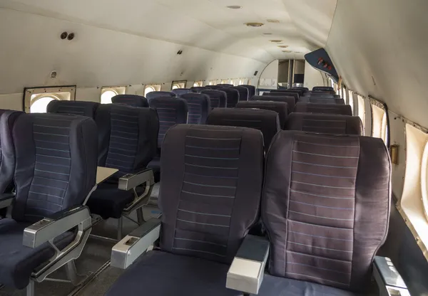 Cabina de un avión de pasajeros vintage —  Fotos de Stock