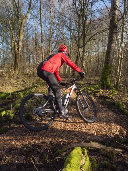 A korszerű elektromos meghajtású MTB — Stock Fotó