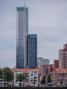rotterdam manzarası bir parçası