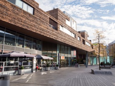 modern şehir merkezine, almere, Hollanda