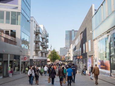 modern şehir merkezine, almere, Hollanda