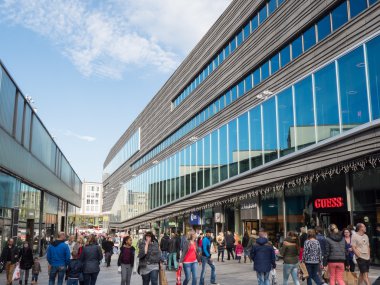 modern şehir merkezine, almere, Hollanda