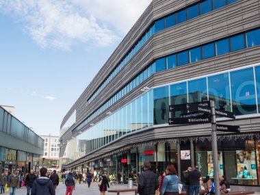 modern şehir merkezine, almere, Hollanda