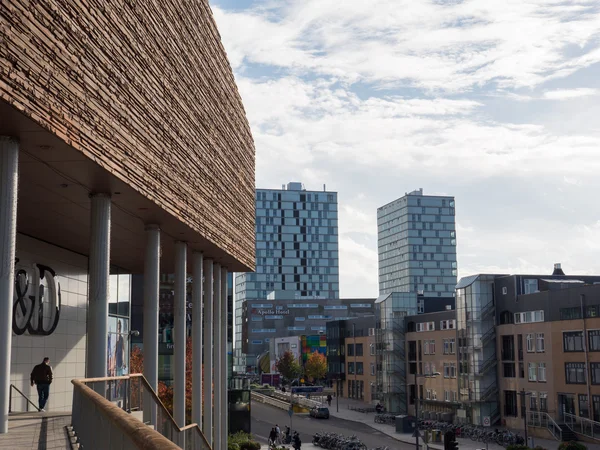 Das moderne Stadtzentrum von Almere, die Niederlande — Stockfoto