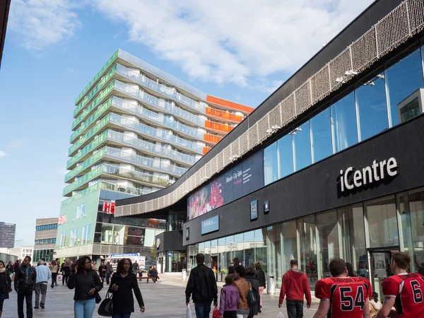 modern şehir merkezine, almere, Hollanda