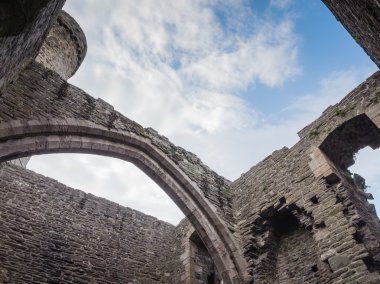 gökyüzü görünümü üzerinden içinde conwy castle, Galler