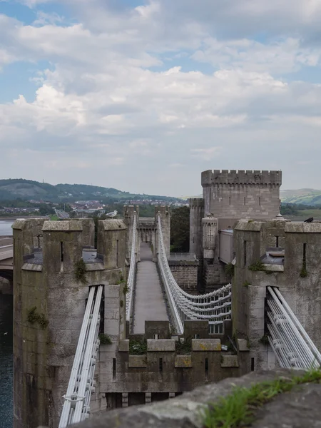 One of the towers at Conwy Castle, Wales — Stock Photo, Image