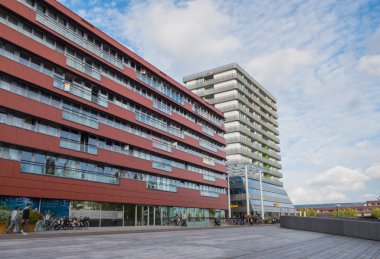 modern şehir merkezine, almere, Hollanda