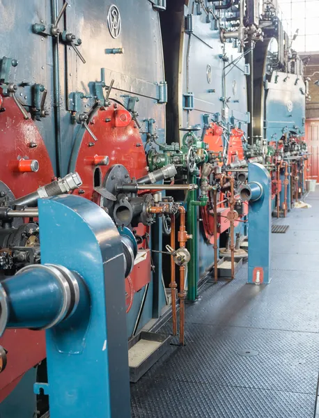 Inside a historic boiler house — Stock Photo, Image