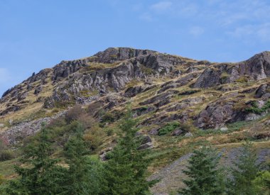 Benimki dağlara snowdonia, Galler kayrak