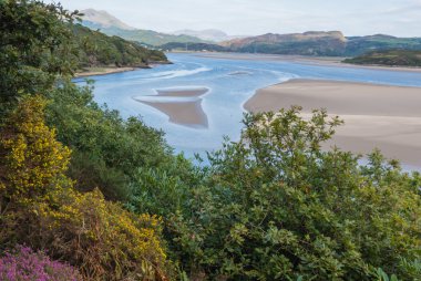 üstünde uzak manzara sahil Galce
