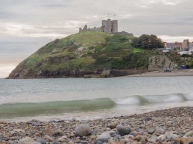 Kuzey Galler'deki Criccieth castle