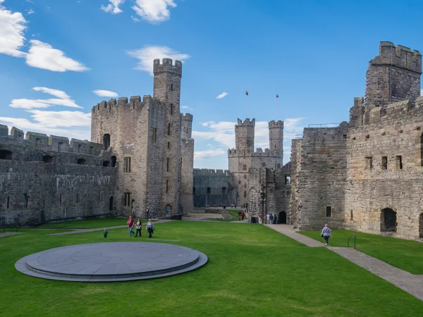 Caernarfon castle, nordwales — Stockfoto