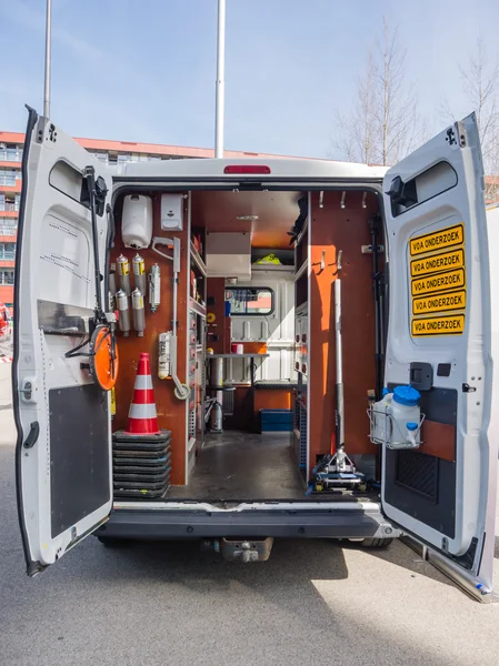 Forensische politiebestelwagen — Stockfoto